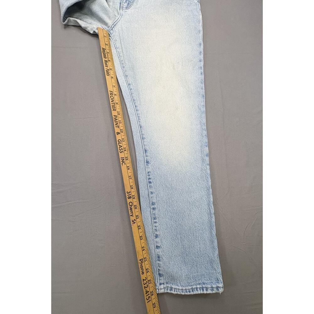 ROLLA'S High Rise Original Straight Leg Light Blue Denim Jean Size 30 Light Wash - Picture 6 of 9